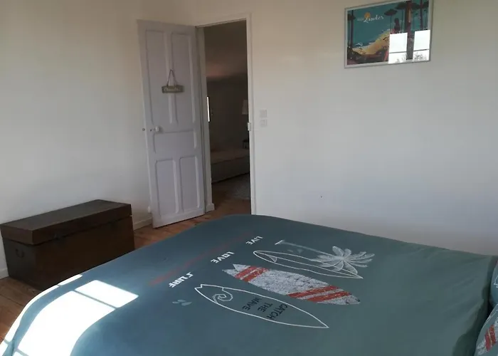 Maison Basco Landaise A 10 Kms Des Plages *