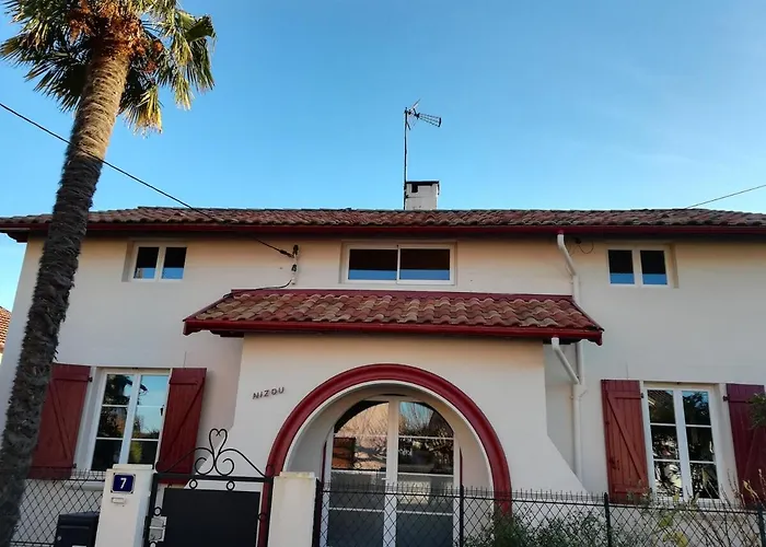 Maison Basco Landaise A 10 Kms Des Plages